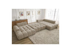 Everest - Panoramic Convertible Storage Sofa - Textured Fabric - Left-Hand Corner - 14 Cushions
