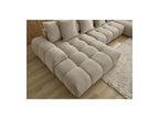 Everest - Panoramic Convertible Storage Sofa - Textured Fabric - Left-Hand Corner - 14 Cushions