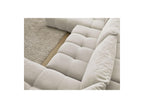 Everest - Panoramic Sofa Bed with Storage - Textured Fabric - Right-Hand Corner - 6 Cushions