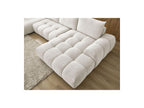 Everest - Panoramic Sofa Bed with Storage - Textured Fabric - Right-Hand Corner - 6 Cushions