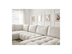 Everest - Panoramic Sofa Bed with Storage - Textured Fabric - Right-Hand Corner - 6 Cushions