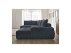 Everest - Panoramic Sofa Bed with Storage - Textured Fabric - Right-Hand Corner - 6 Cushions