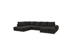 Everest - Panoramic Sofa Bed with Storage - Textured Fabric - Right-Hand Corner - 6 Cushions