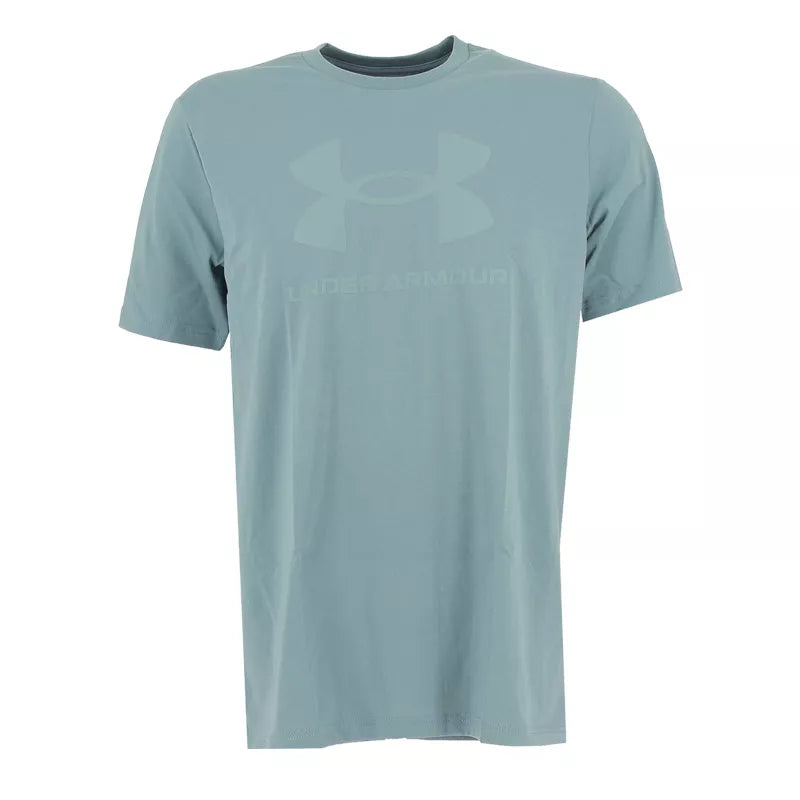 Sportstyle Logo Update Ss Tee Shirt - Bleu Gris - Homme