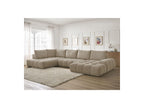 Everest - Panoramic Sofa Bed with Storage - Textured Fabric - Right-Hand Corner - 6 Cushions