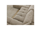 Everest - Panoramic Sofa Bed with Storage - Textured Fabric - Right-Hand Corner - 6 Cushions