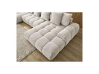 Everest - Panoramic Convertible Sofa with Storage - Textured Fabric - Right-Hand Corner - 14 Cushions