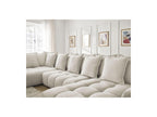 Everest - Panoramic Convertible Sofa with Storage - Textured Fabric - Right-Hand Corner - 14 Cushions