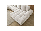 Everest - Panoramic Convertible Sofa with Storage - Textured Fabric - Right-Hand Corner - 14 Cushions
