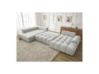 Everest - Panoramic Convertible Sofa with Storage - Textured Fabric - Right-Hand Corner - 14 Cushions