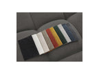 Everest - Panoramic Convertible Sofa with Storage - Textured Fabric - Right-Hand Corner - 14 Cushions