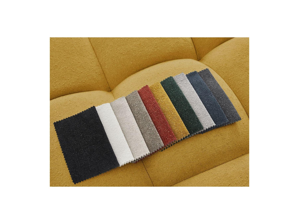 Everest - Panoramic Convertible Sofa with Storage - Textured Fabric - Right-Hand Corner - 14 Cushions