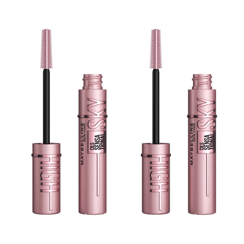 New YorkLot De 2 Mascaras Volume Et Longueur Illimitée - Cils Sensational Sky High - Very Black