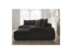 Everest - Panoramic Convertible Sofa with Storage - Textured Fabric - Right-Hand Corner - 14 Cushions