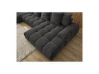 Everest - Panoramic Convertible Sofa with Storage - Textured Fabric - Right-Hand Corner - 14 Cushions