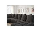 Everest - Panoramic Convertible Sofa with Storage - Textured Fabric - Right-Hand Corner - 14 Cushions