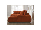 Everest - Panoramic Convertible Sofa with Storage - Textured Fabric - Right-Hand Corner - 14 Cushions