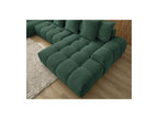 Everest - Panoramic Convertible Sofa with Storage - Textured Fabric - Right-Hand Corner - 14 Cushions