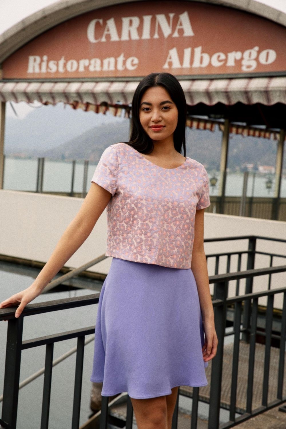 Paulette Top - Silver Lilac