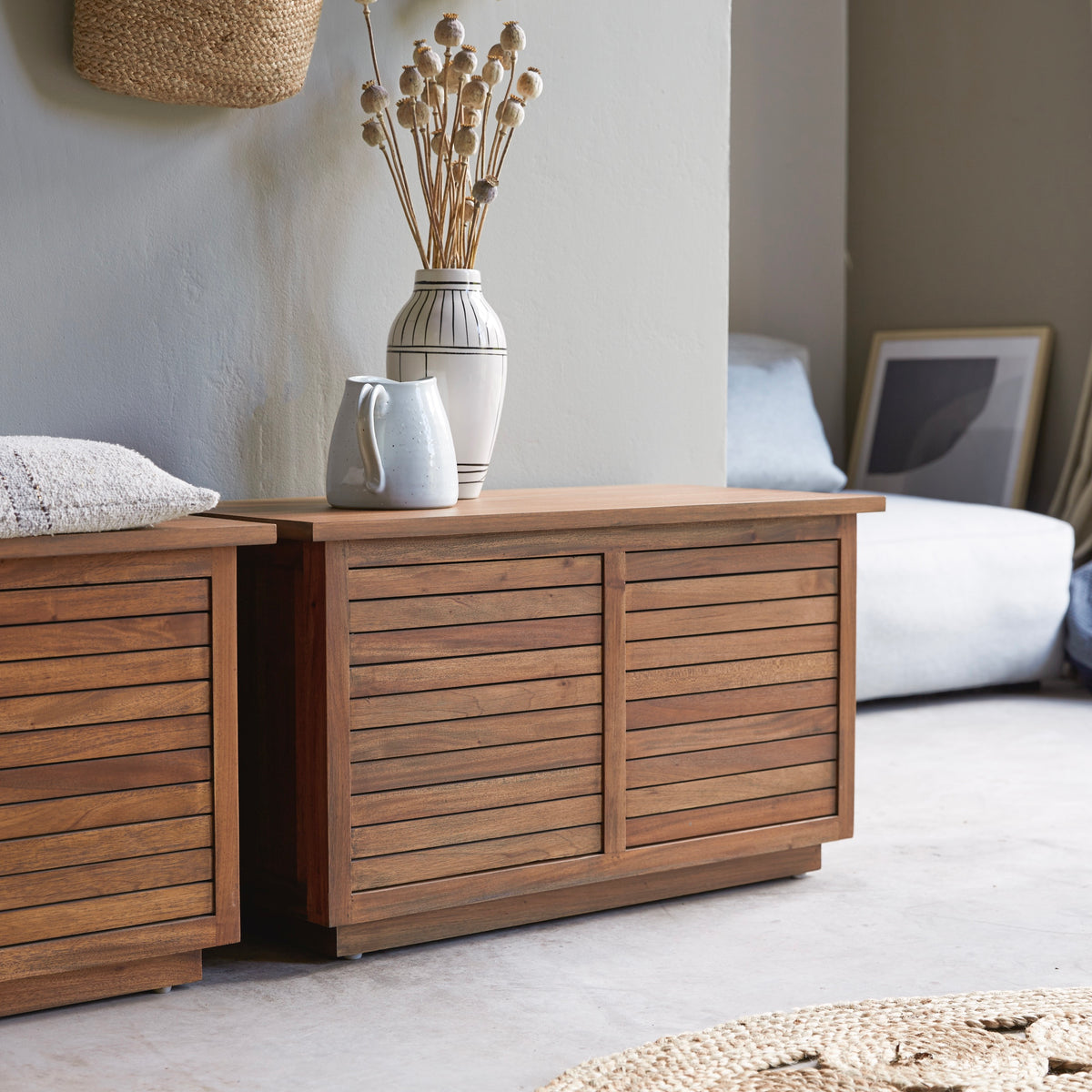 Loggia - Coffre - Acacia - Naturel