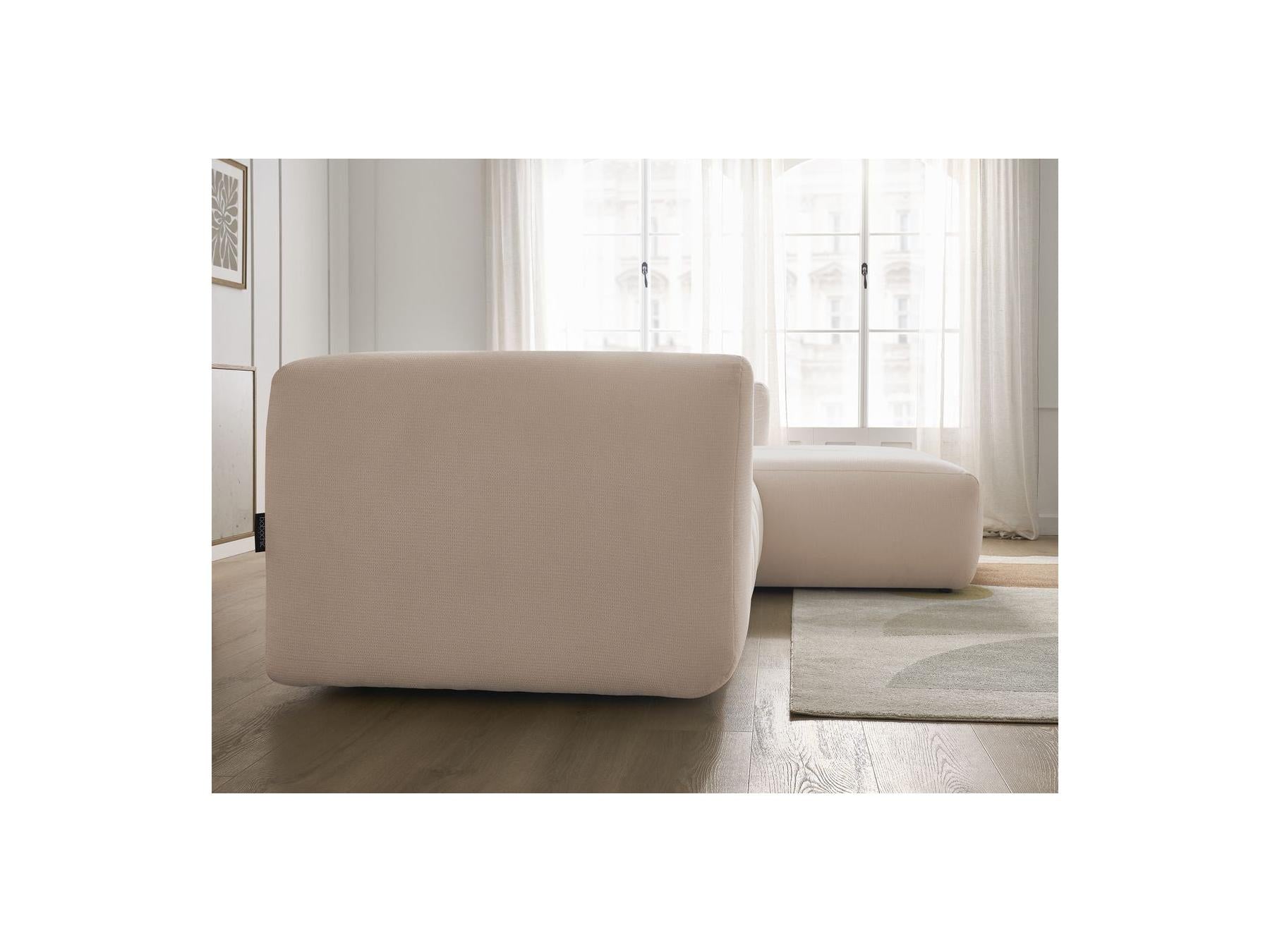 Talia - Fixed Corner Sofa - Mottled Fabric - Right-Hand Corner