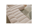 Talia - Canapé D'Angle Fixe - Tissu Chiné - Angle Droit
