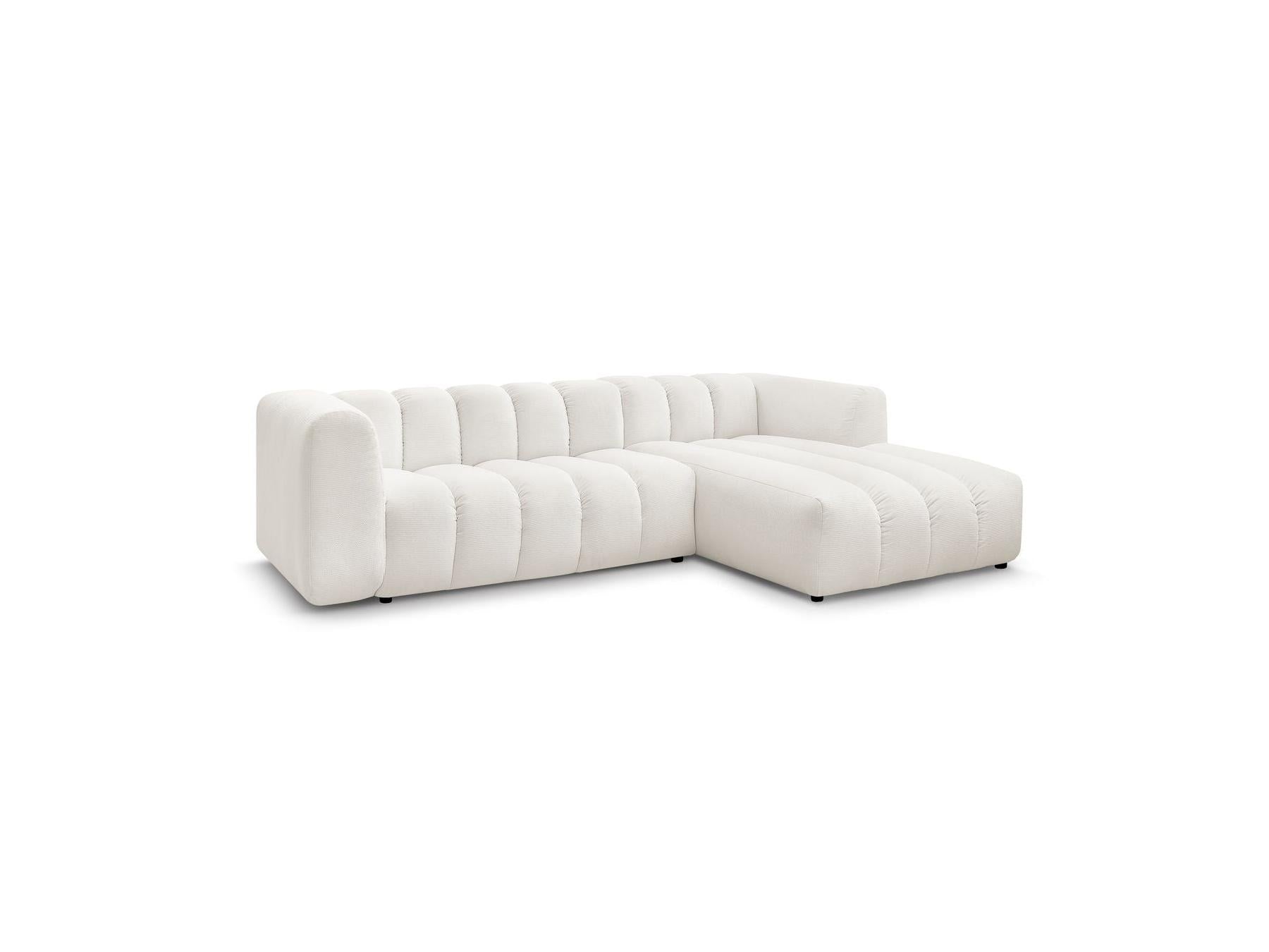 Talia - Fixed Corner Sofa - Mottled Fabric - Right-Hand Corner