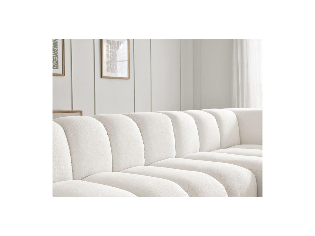 Talia - Fixed Corner Sofa - Mottled Fabric - Right-Hand Corner