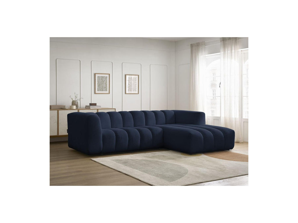 Talia - Fixed Corner Sofa - Mottled Fabric - Right-Hand Corner