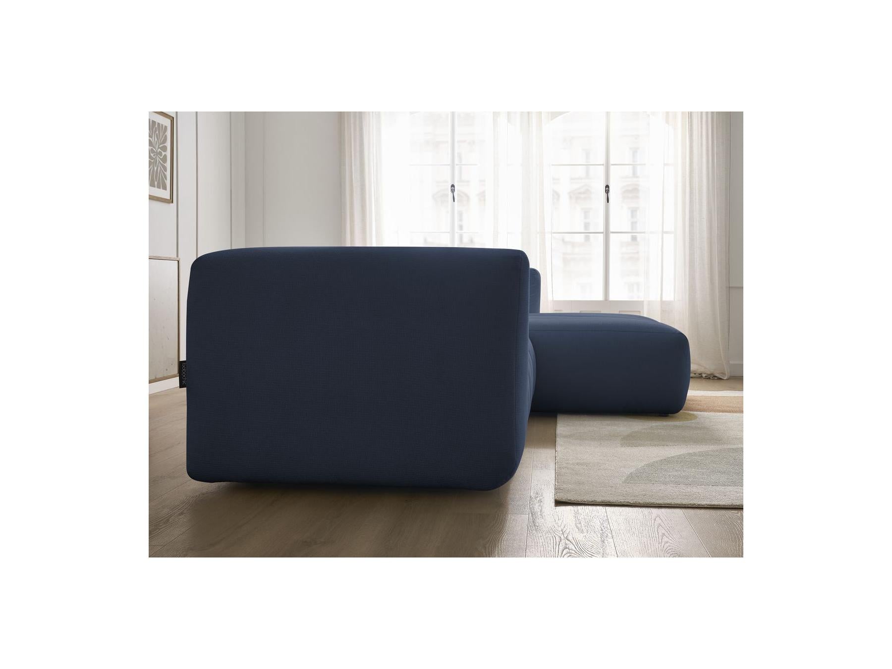 Talia - Fixed Corner Sofa - Mottled Fabric - Right-Hand Corner