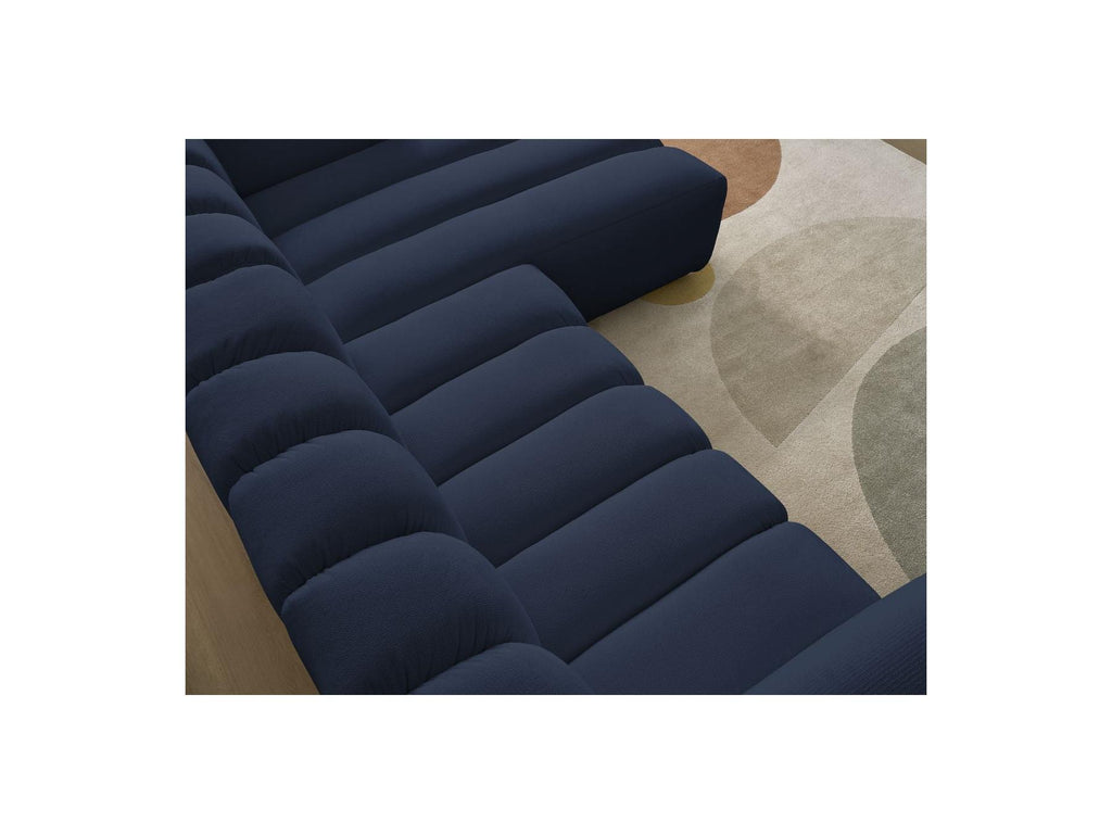 Talia - Fixed Corner Sofa - Mottled Fabric - Right-Hand Corner