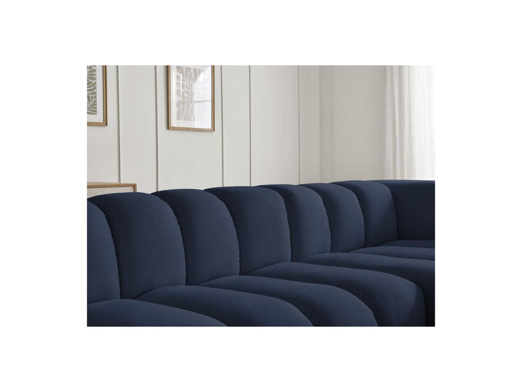 Talia - Fixed Corner Sofa - Mottled Fabric - Right-Hand Corner
