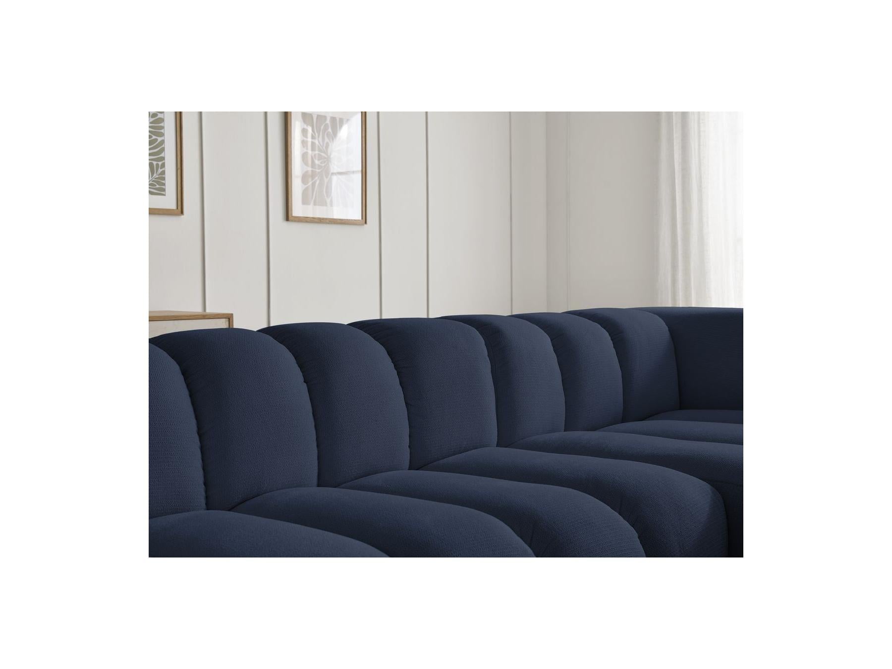 Talia - Fixed Corner Sofa - Mottled Fabric - Right-Hand Corner