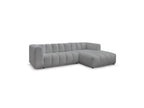 Talia - Fixed Corner Sofa - Mottled Fabric - Right-Hand Corner