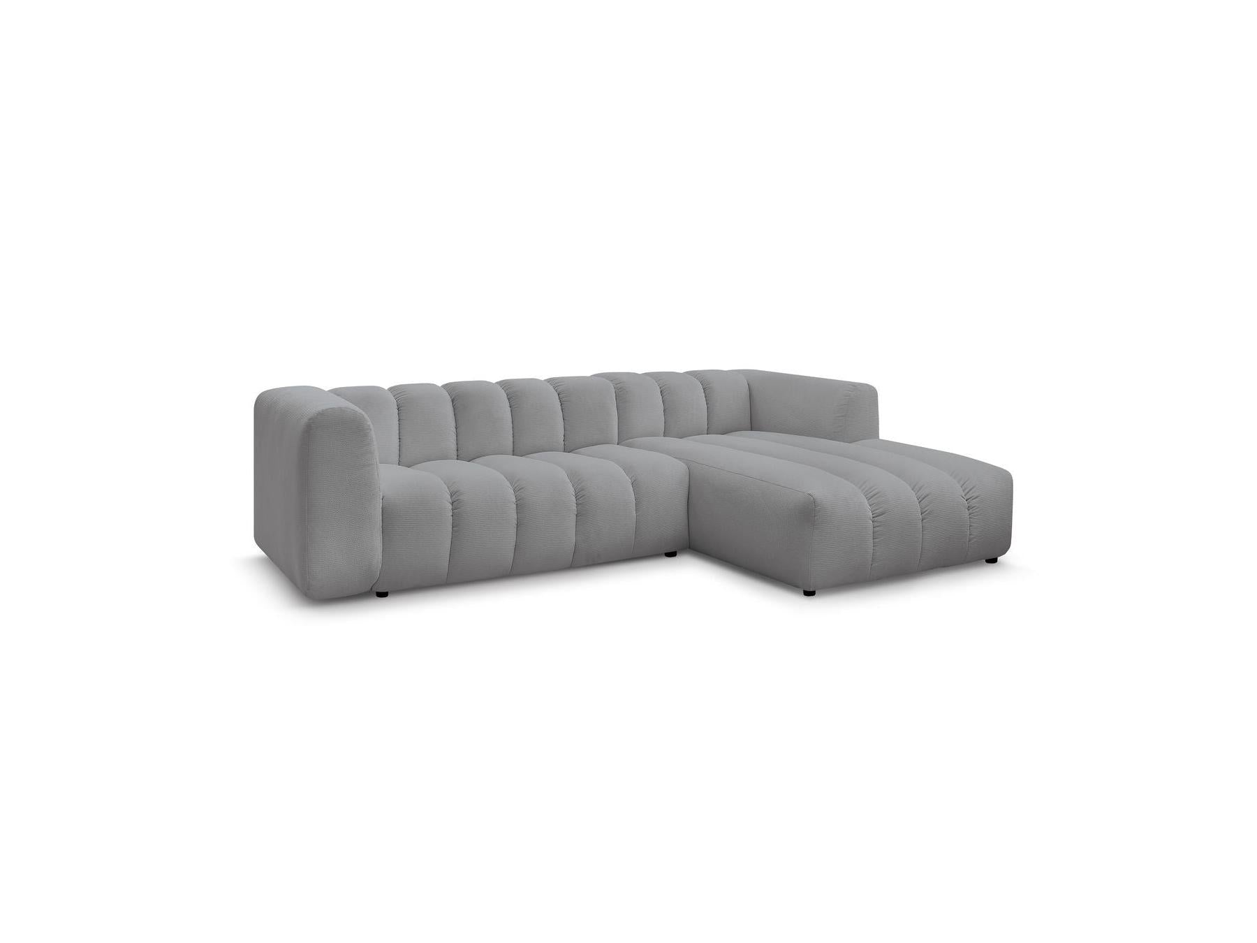 Talia - Fixed Corner Sofa - Mottled Fabric - Right-Hand Corner