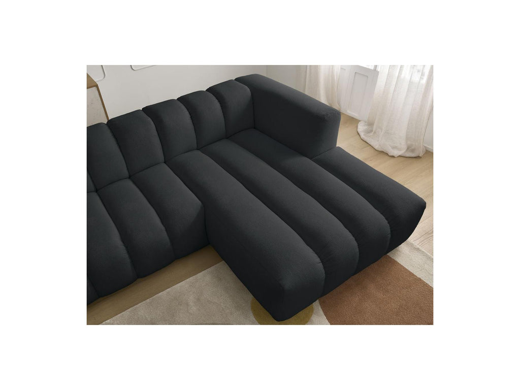 Talia - Fixed Corner Sofa - Mottled Fabric - Right-Hand Corner