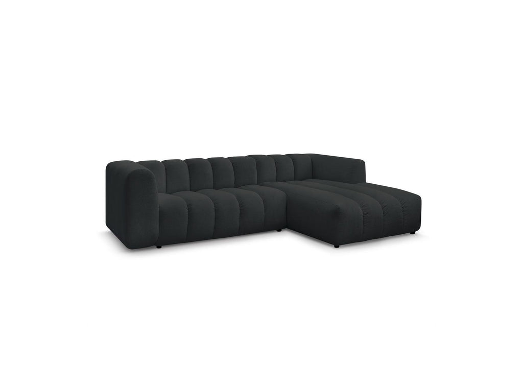 Talia - Fixed Corner Sofa - Mottled Fabric - Right-Hand Corner