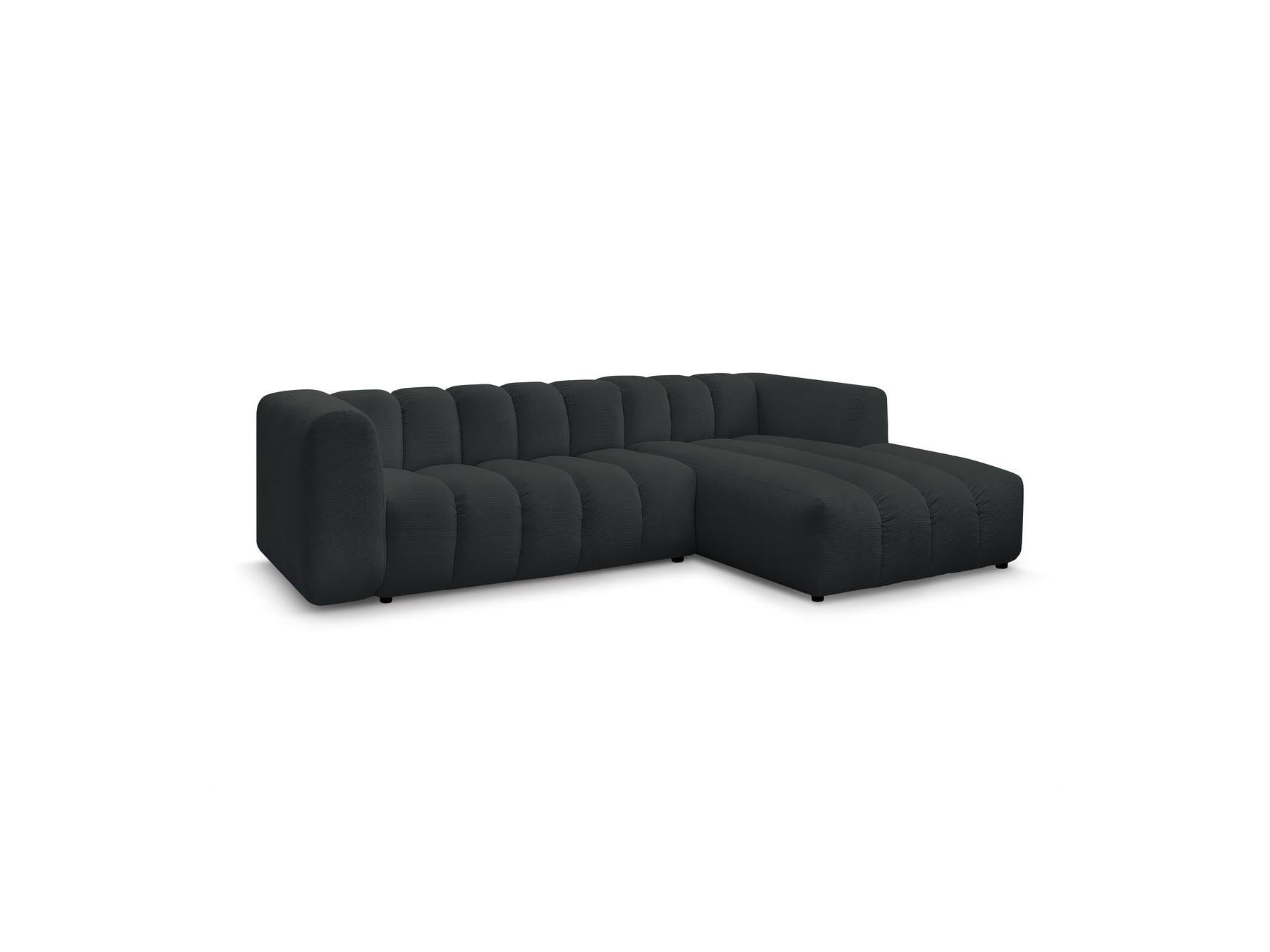 Talia - Fixed Corner Sofa - Mottled Fabric - Right-Hand Corner