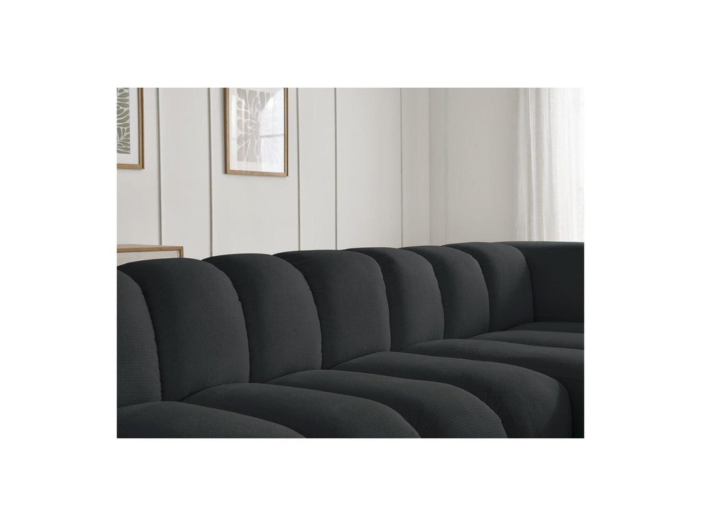 Talia - Fixed Corner Sofa - Mottled Fabric - Right-Hand Corner