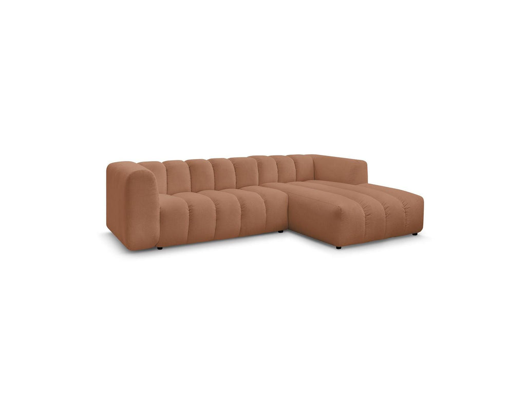 Talia - Fixed Corner Sofa - Mottled Fabric - Right-Hand Corner