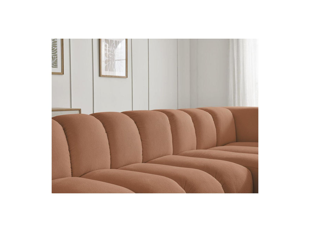 Talia - Fixed Corner Sofa - Mottled Fabric - Right-Hand Corner