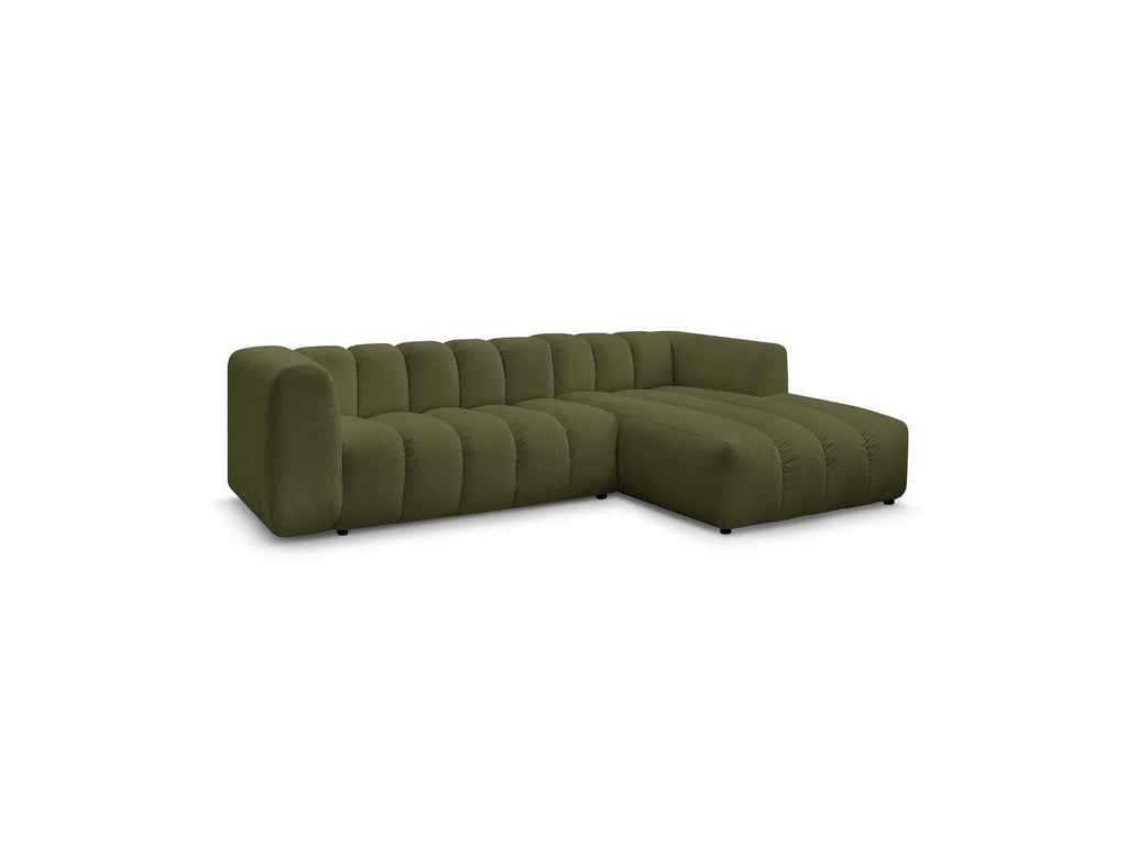 Talia - Fixed Corner Sofa - Mottled Fabric - Right-Hand Corner