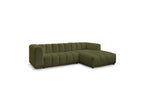 Talia - Fixed Corner Sofa - Mottled Fabric - Right-Hand Corner