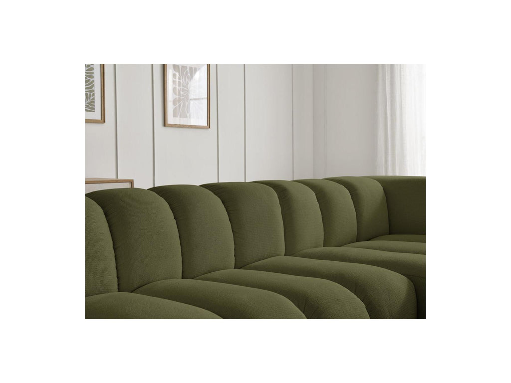 Talia - Fixed Corner Sofa - Mottled Fabric - Right-Hand Corner