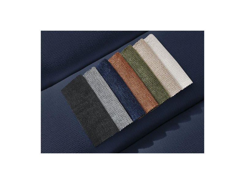 Canapé D'Angle Fixe - Talia - Tissu Chiné - Angle Gauche