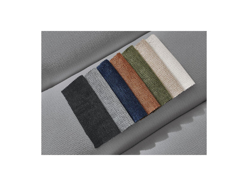 Canapé D'Angle Fixe - Talia - Tissu Chiné - Angle Gauche