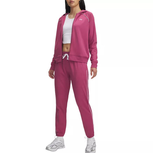 Rival Tricot Tracksuit Set - Fuchsia/White - Women