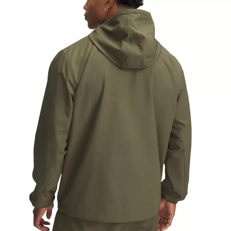 Blouson Rival Woven Windbreaker - Kaki/Noir - Homme