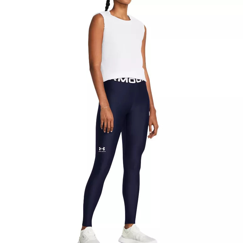 Legging Heatgear - Marine Blanc - Femme