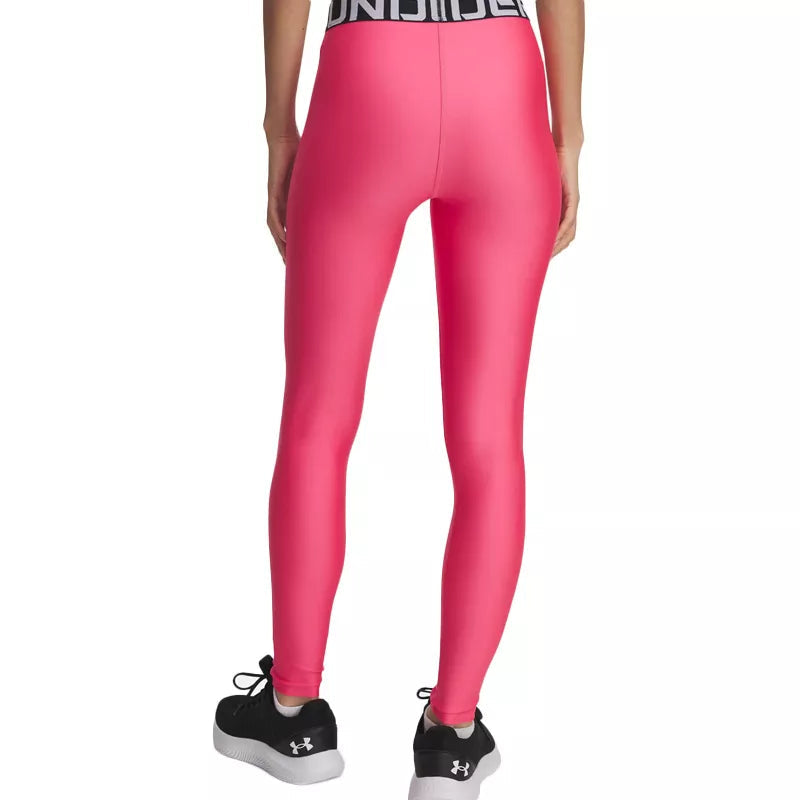 Legging Heatgear - Rose, Blanc. - Femme